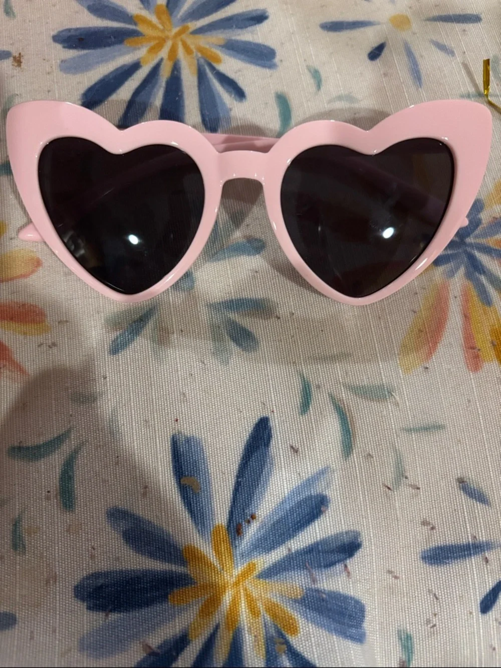 wonder nation Pink Heart Frame Kids Sunglasses